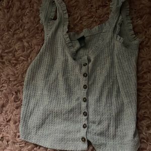 tank top with buttons